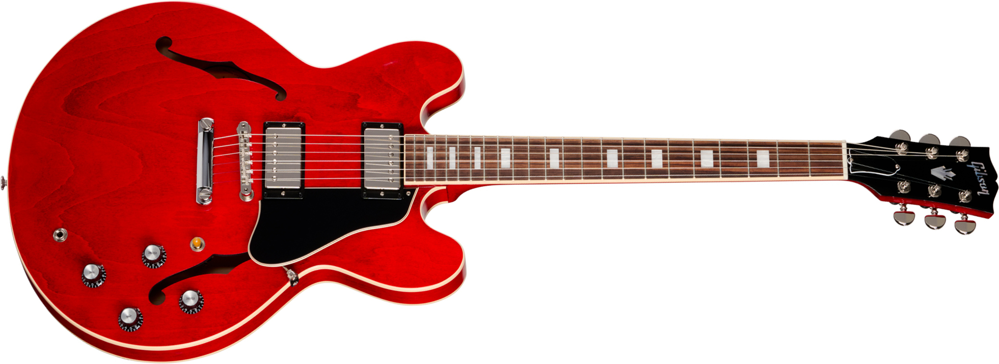 Gibson Es335 60s Usa 2h Ht Rw - Sixties Cherry - Semi-Hollow E-Gitarre - Main picture