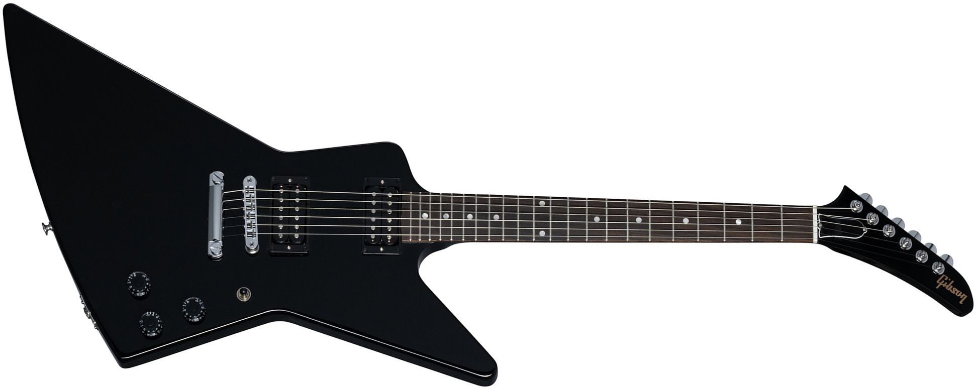 Gibson Explorer 80s 2h Ht Rw - Ebony - E-Gitarre aus Metall - Main picture