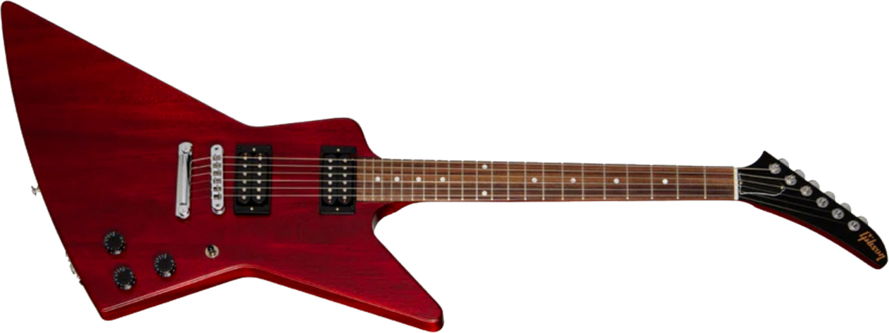 Gibson Explorer 80s 2h Ht Rw - Cherry - E-Gitarre aus Metall - Main picture
