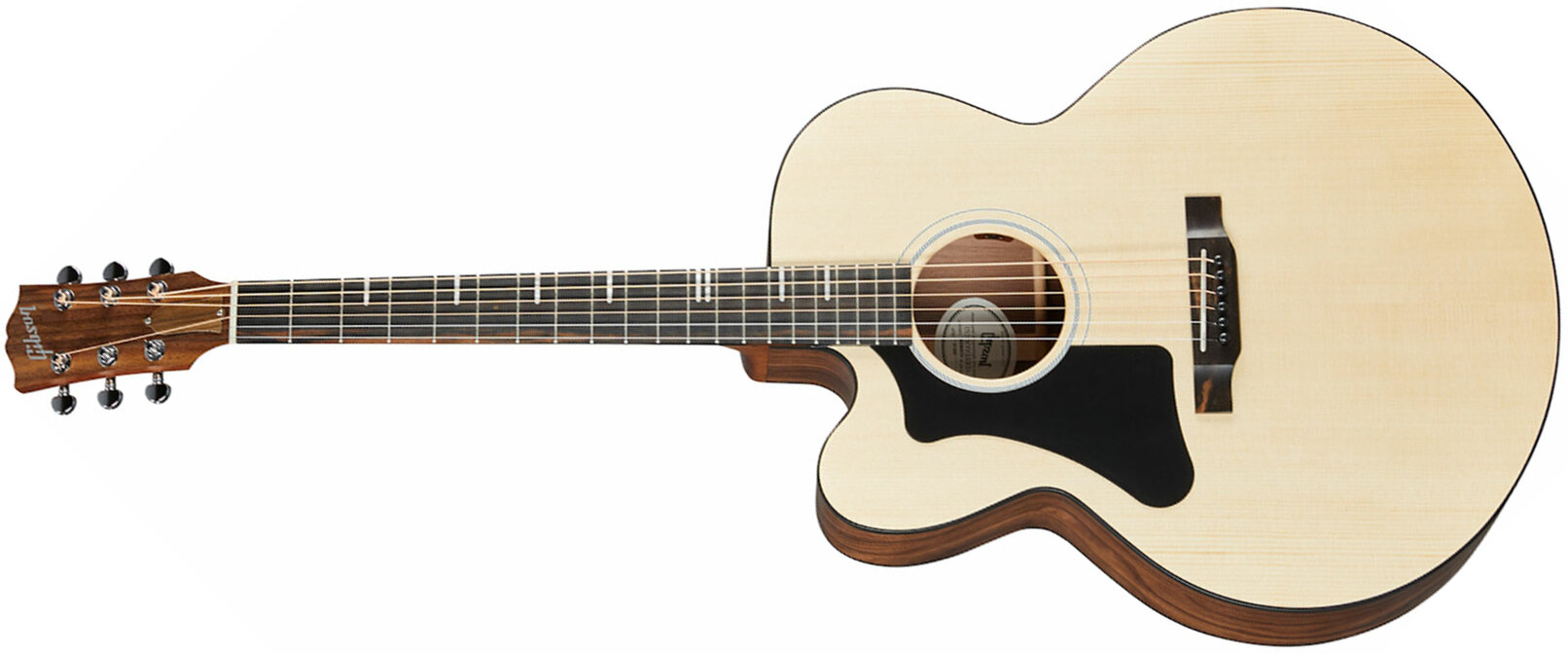 Gibson G-200 Ec Lh Jumbo Modern Gaucher Cw Epicea Noyer Wal Eb - Natural Satin - Westerngitarre & electro - Main picture