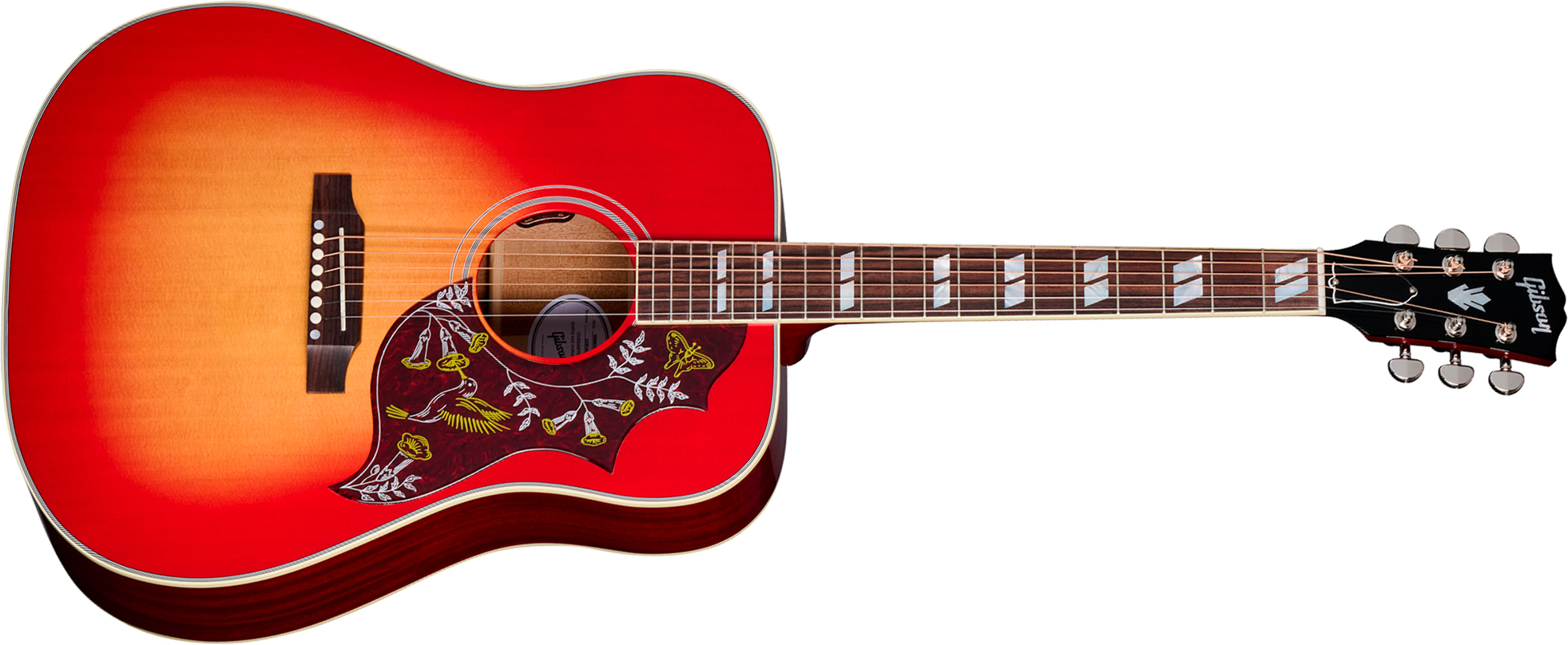 Gibson Hummingbird Standard (baggs Hifi Dna) Dreadnought Epicea Acajou Rw - Vintage Cherry Sunburst - Folk-Gitarre - Main picture