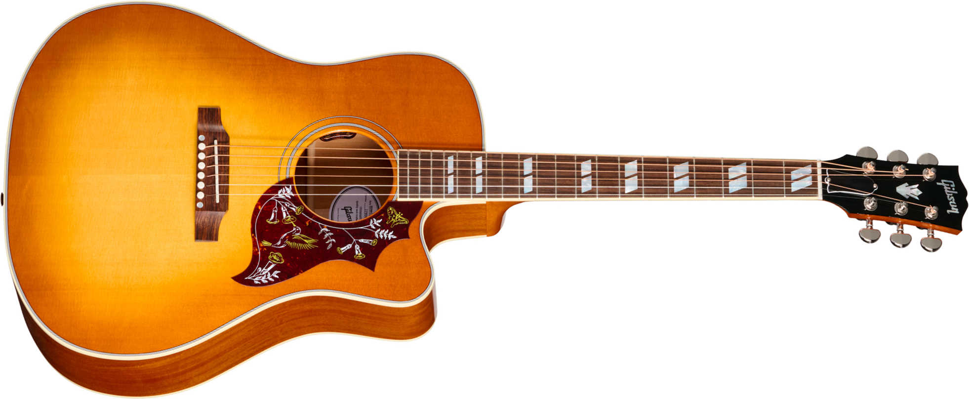Gibson Hummingbird Standard Ec (baggs Hifi Dna) Dreadnought Cw Epicea Acajou Rw - Heritage Cherry Sunburst - Folk-Gitarre - Main picture