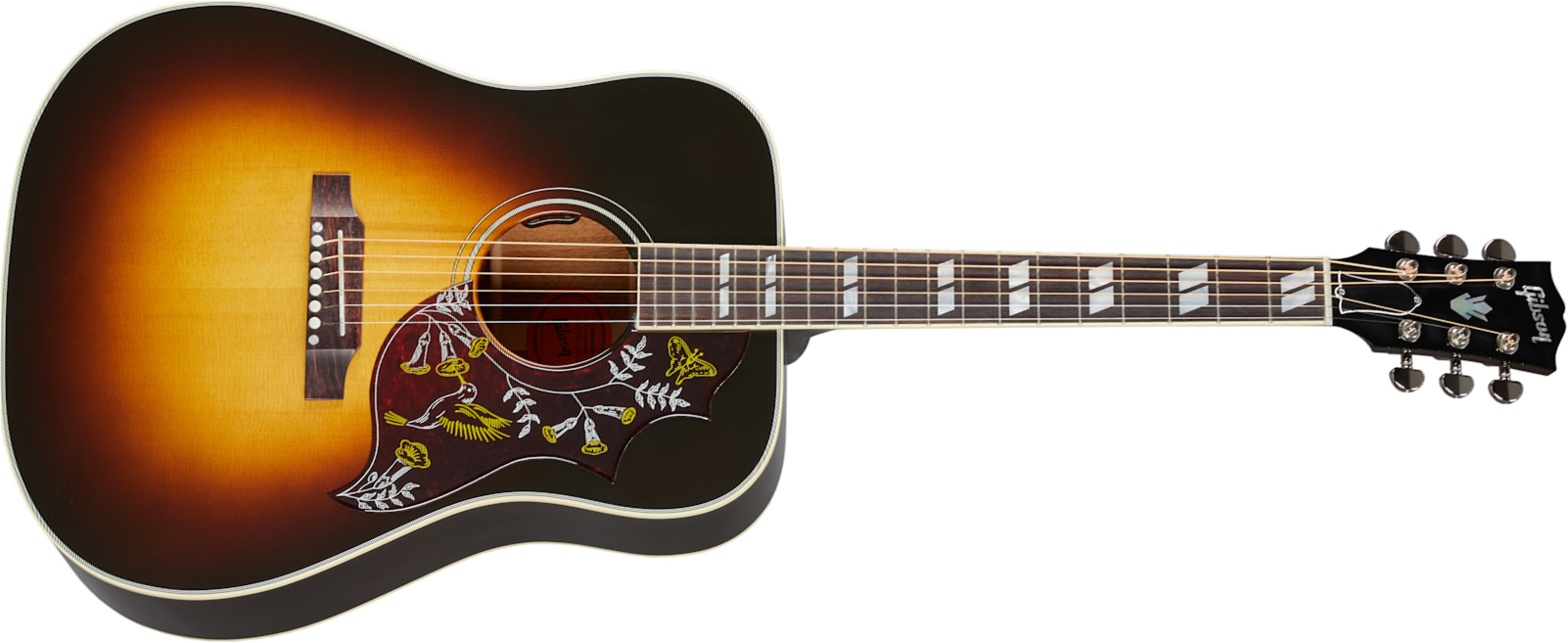 Gibson Hummingbird Standard Modern Dreadnought Epicea Acajou Rw - Vintage Sunburst - Elektroakustische Gitarre - Main picture