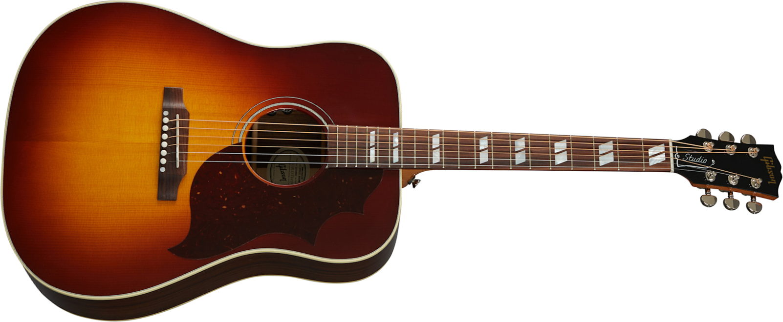 Gibson Hummingbird Studio Rosewood Modern 2020 Dreadnought Epicea Palissandre Rw - Rosewood Burst - Elektroakustische Gitarre - Main picture