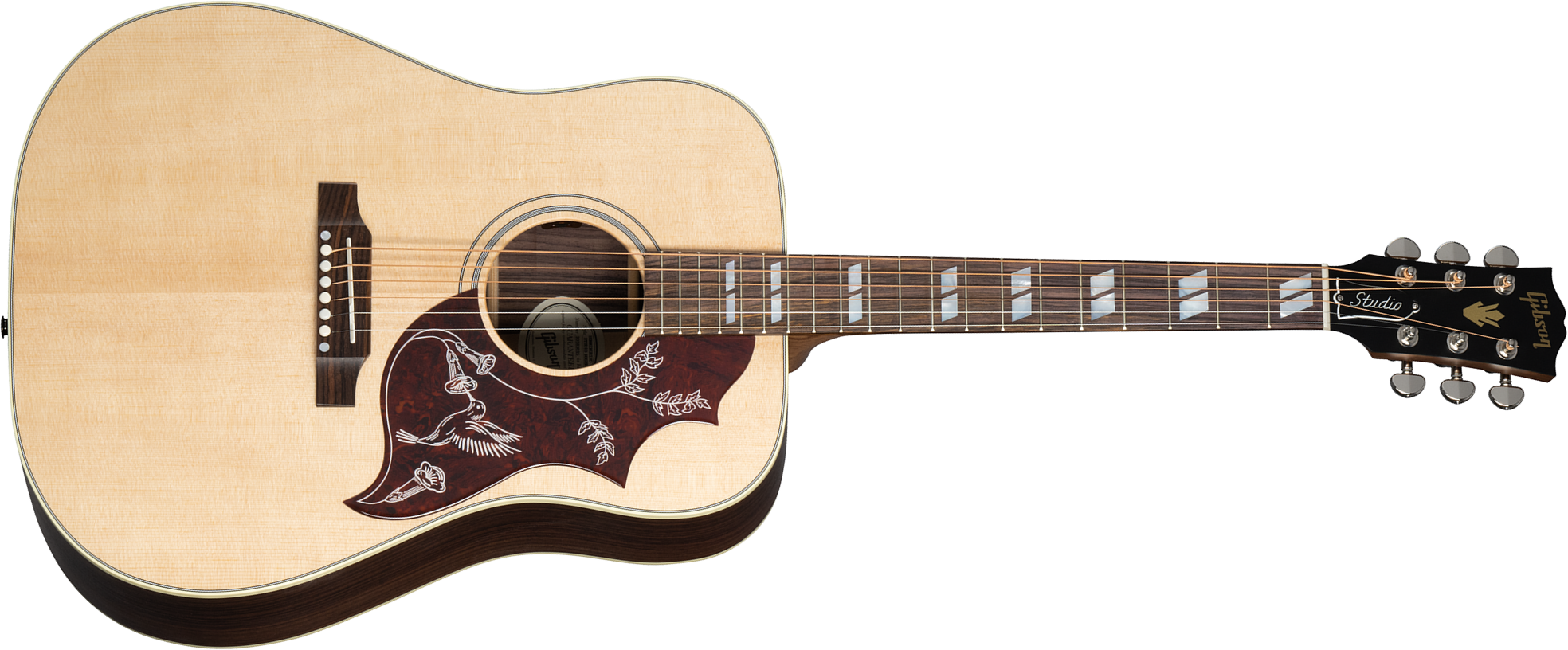 Gibson Hummingbird Studio Rosewood Modern 2024 Dreadnought Epicea Palissandre Rw - Satin Natural - Folk-Gitarre - Main picture