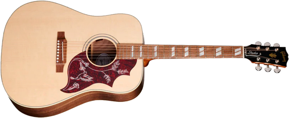 Gibson Hummingbird Studio Walnut Dreadnought Epicea Noyer Wal - Natural - Folk-Gitarre - Main picture