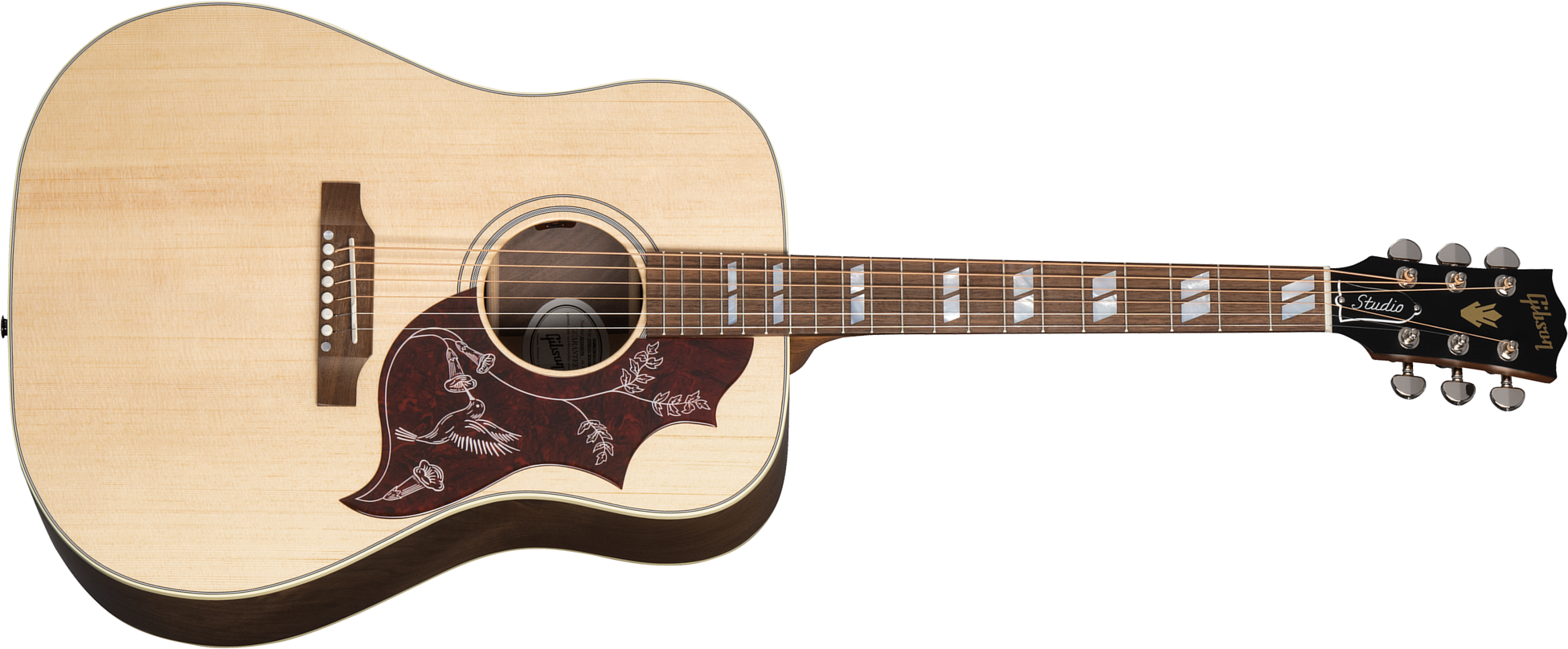 Gibson Hummingbird Studio Walnut Modern 2024 Dreadnought Epicea Noyer Noy - Satin Natural - Folk-Gitarre - Main picture