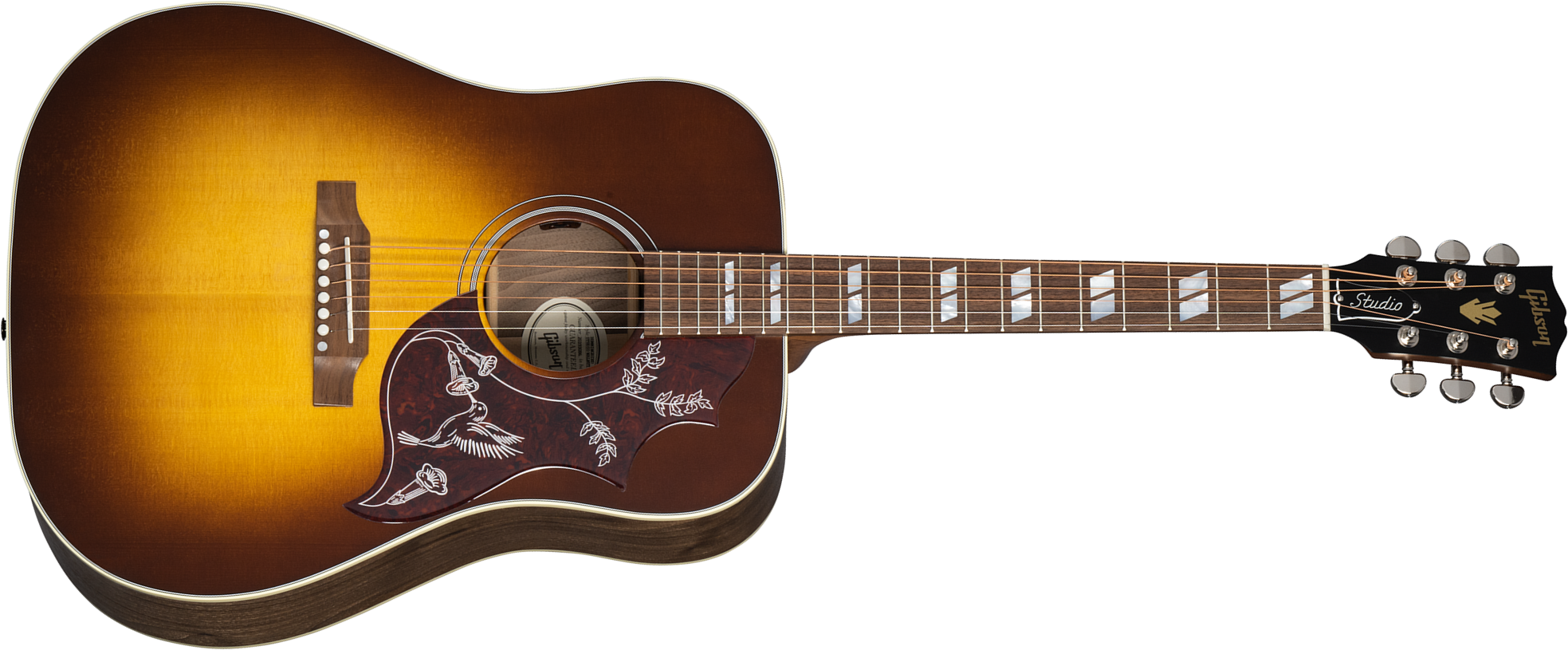 Gibson Hummingbird Studio Walnut Modern 2024 Dreadnought Epicea Noyer Noy - Vintage Sunburst - Folk-Gitarre - Main picture