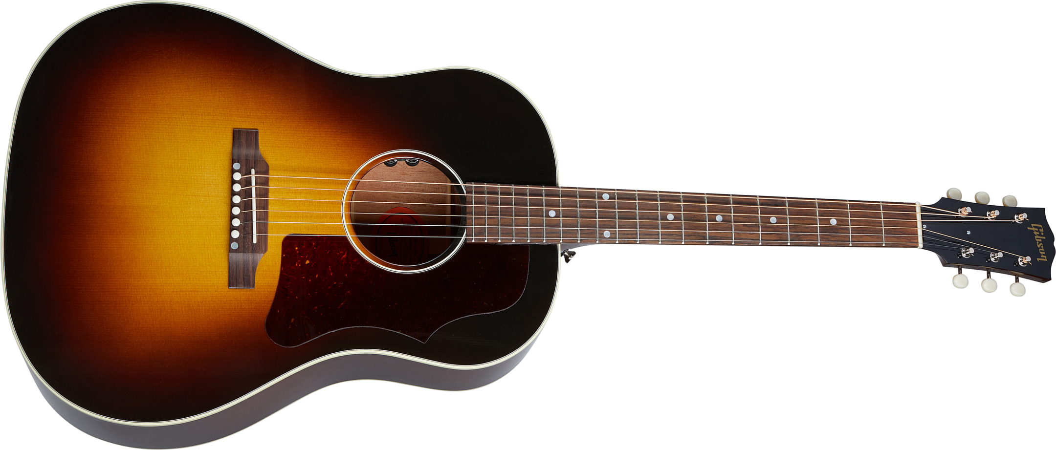 Gibson J-45 50s Original 2020 Dreadnought Epicea Acajou Rw - Vintage Sunburst - Elektroakustische Gitarre - Main picture