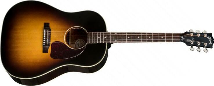 Gibson J-45 Standard Dreadnought Epicea Acajou Rw - Vintage Sunburst - Elektroakustische Gitarre - Main picture