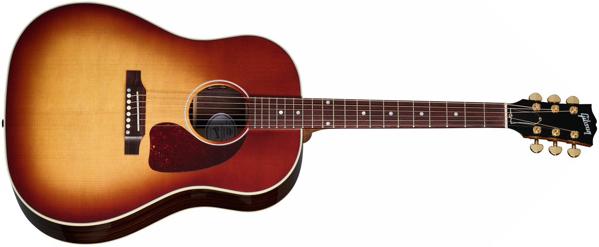 Gibson J-45 Standard Rosewood Dreadnought Epicea Acajou Rw - Rosewood Burst - Elektroakustische Gitarre - Main picture