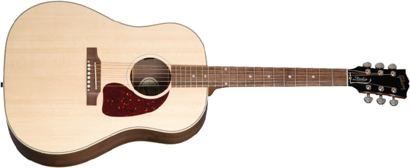 Gibson J-45 Studio Walnut Modern 2024 Dreadnought Epicea Noyer Noy - Satin Natural - Folk-Gitarre - Main picture