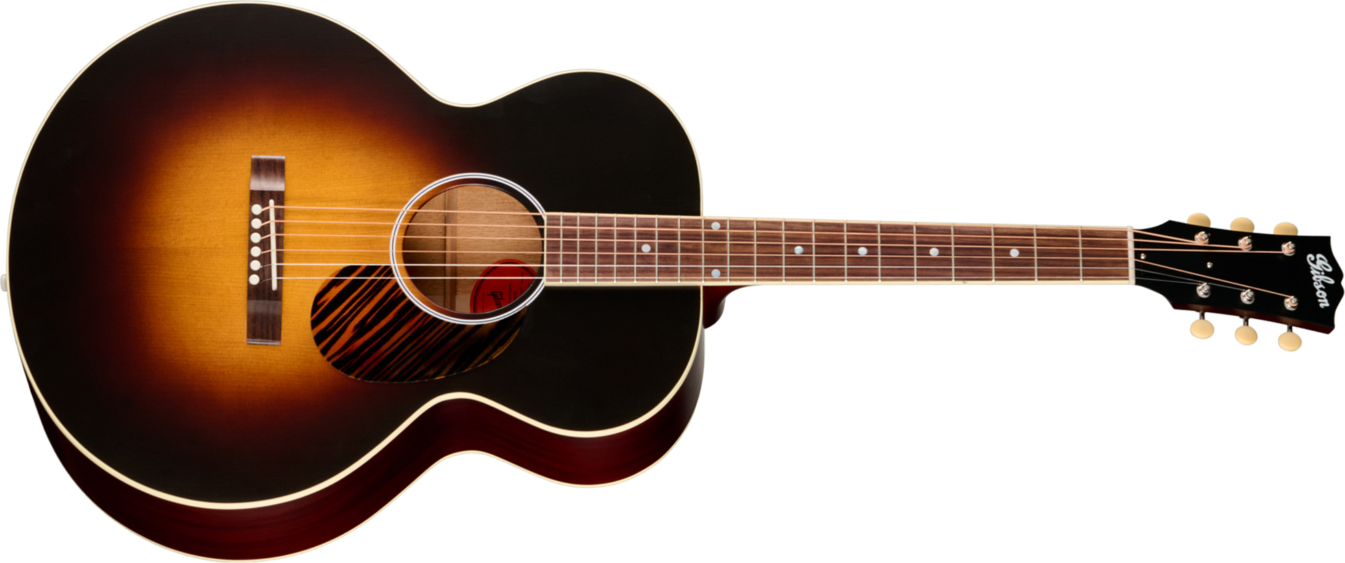 Gibson J185 Century 12-fret Jumbo Shsc Epicea Acajou Rw - Vintage Sunburst Satin - Folk-Gitarre - Main picture