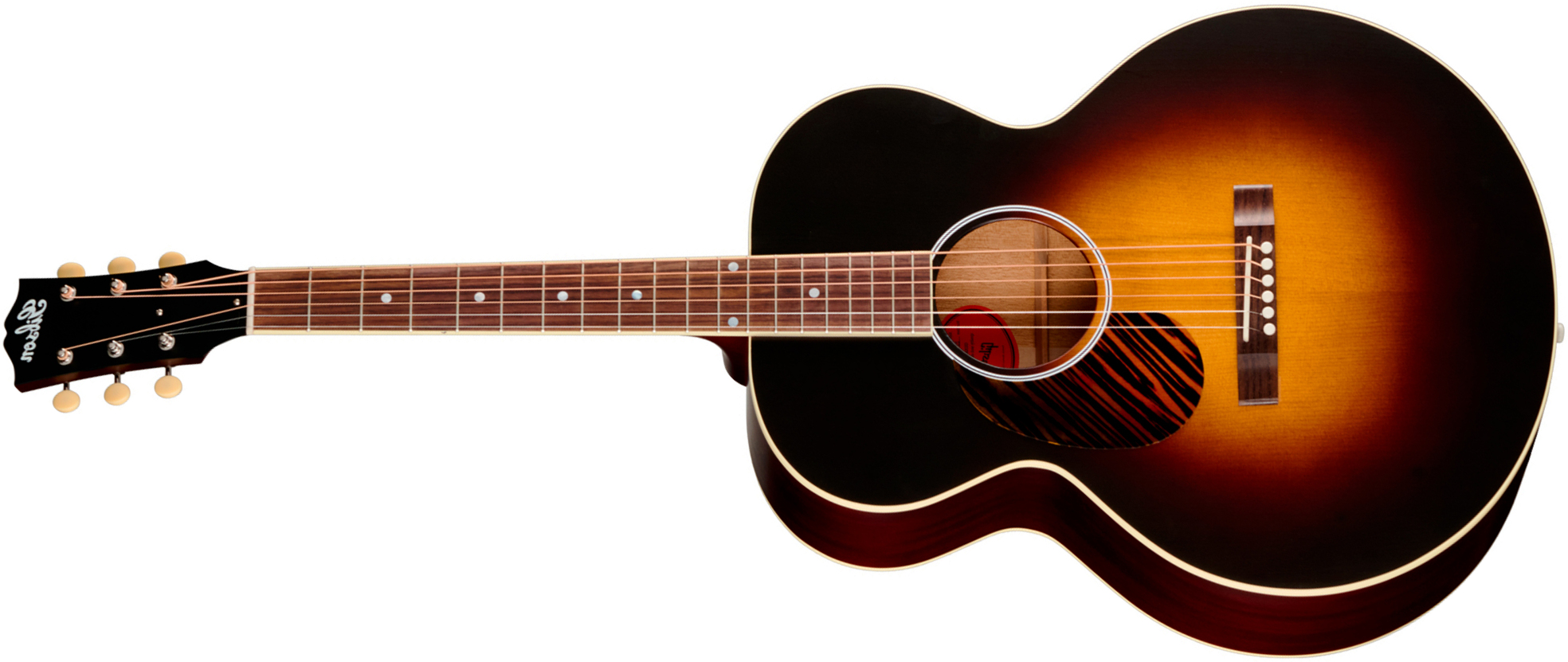 Gibson J185 Century 12-fret Lh Jumbo Shsc Gaucher Epicea Acajou Rw - Vintage Sunburst Satin - Folk-Gitarre - Main picture