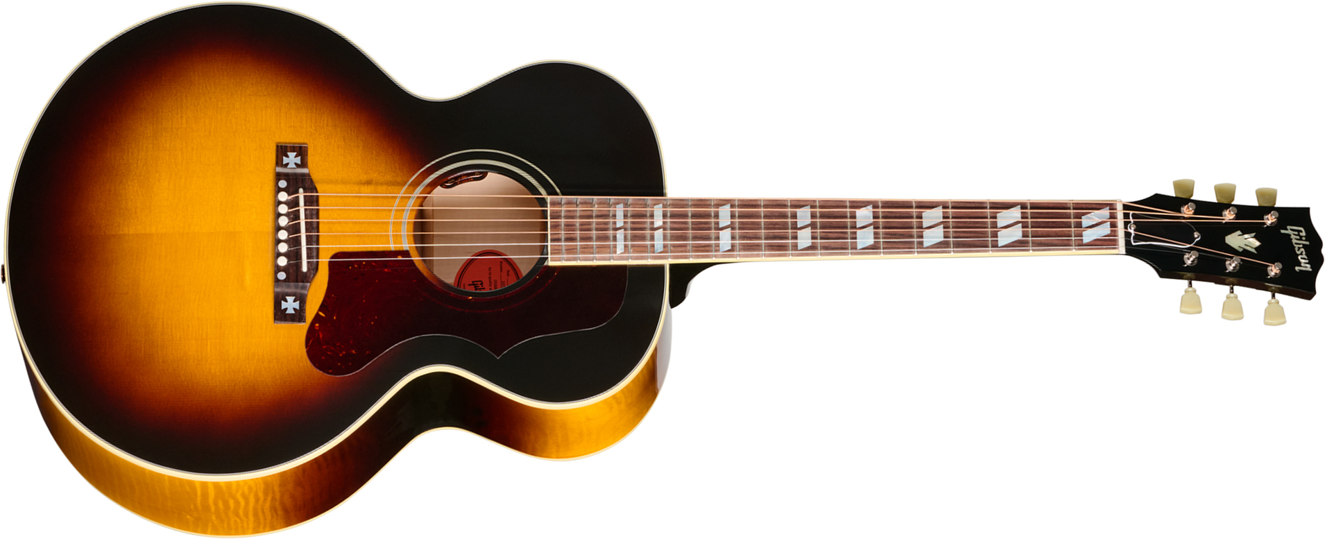 Gibson J185 Original (baggs Hifi Dna) Jumbo Epicea Erable Rw - Vintage Sunburst - Folk-Gitarre - Main picture