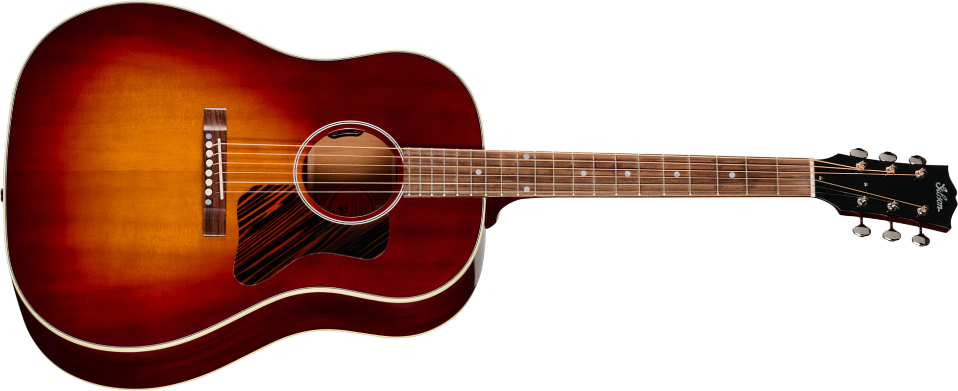 Gibson J45 50s Original (baggs Hifi Dna) Dreadnought Epicea Acajou Rw - Autumn Burst - Folk-Gitarre - Main picture