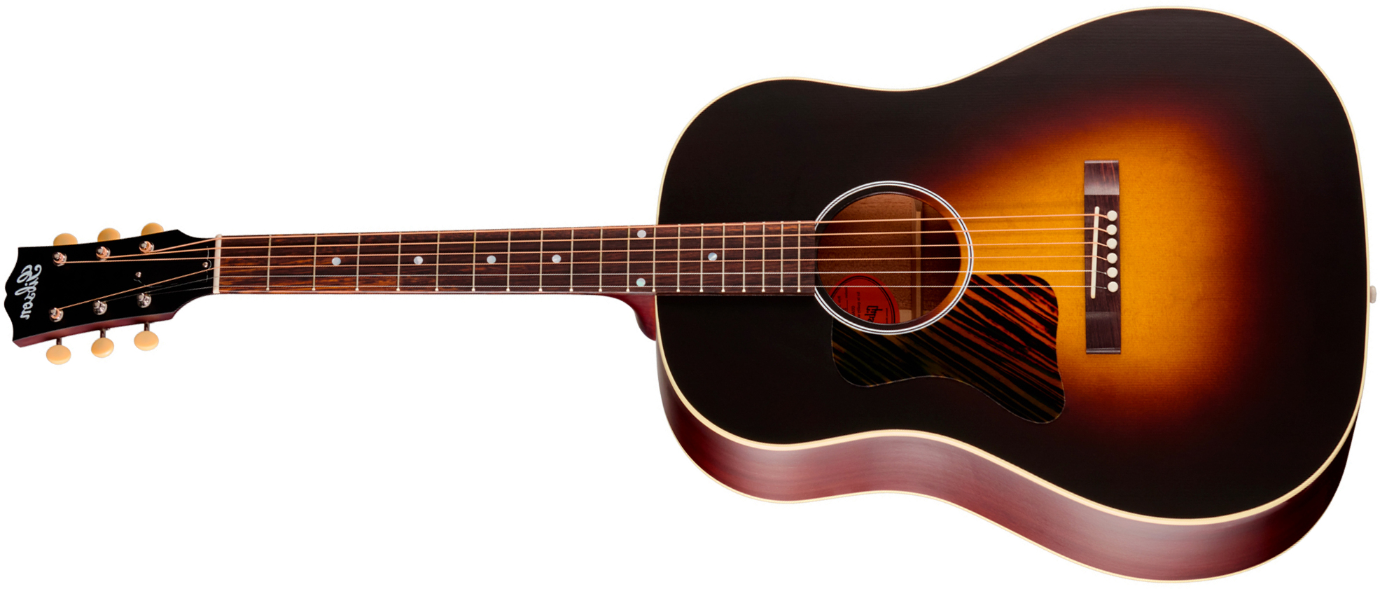 Gibson J45 Century 12-fret Dreadnought Shsc Epicea Acajou Rw - Vintage Sunburst Satin - Folk-Gitarre - Main picture
