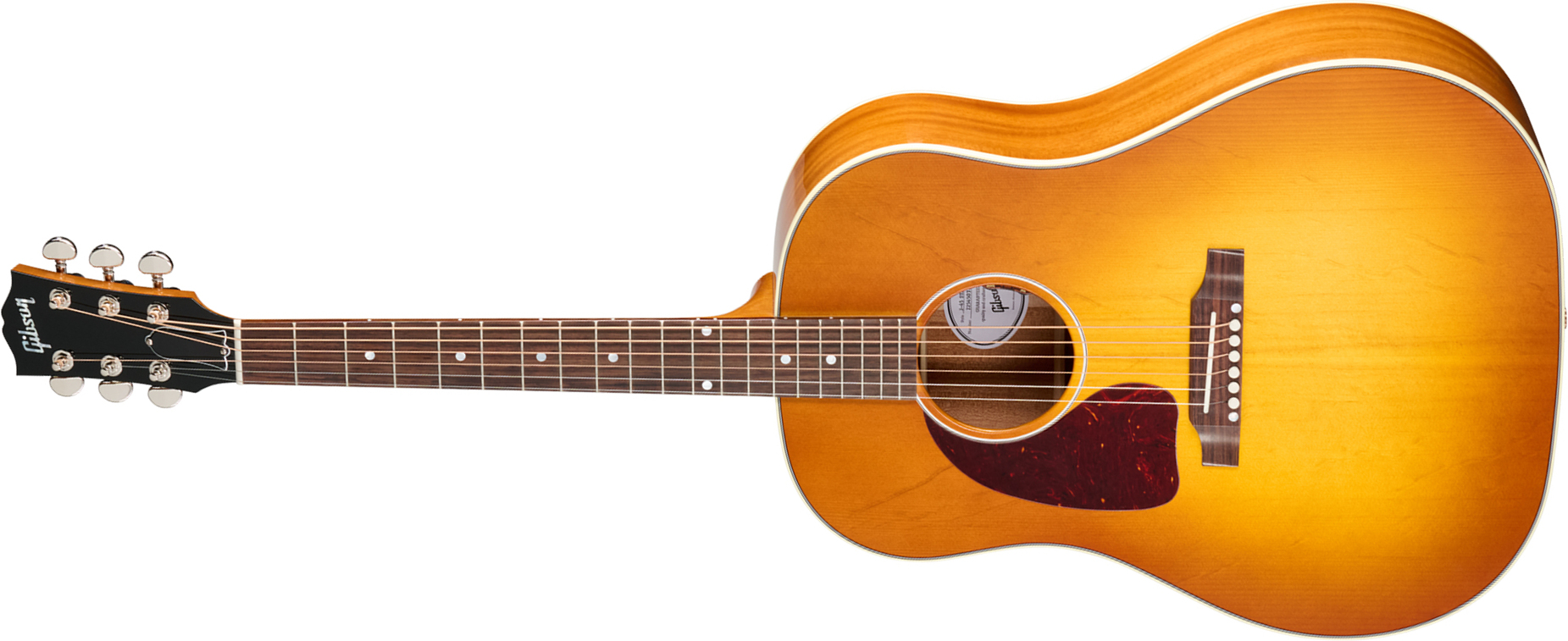 Gibson J45 Standard Lh (baggs Hifi Dna) Dreadnought Gaucher Epicea Acajou Rw - Heritage Cherry Sunburst - Folk-Gitarre - Main picture