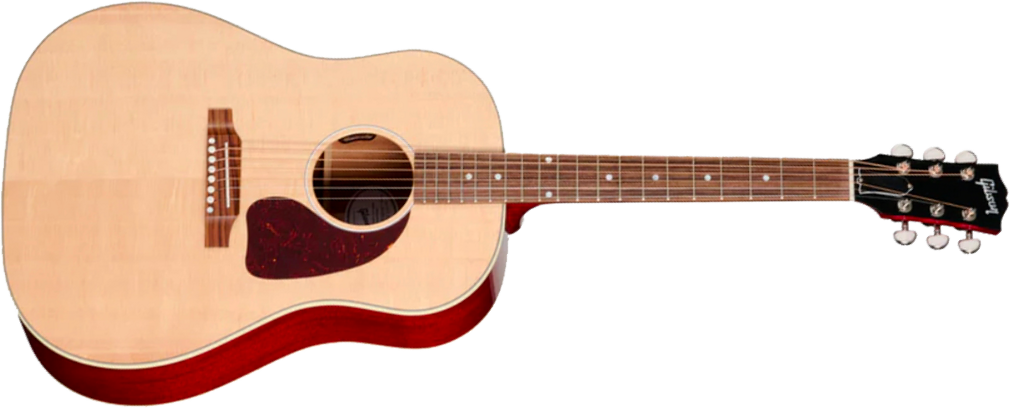 Gibson J45 Standard Modern Dreadnought Epicea Acajou Rw - Natural Top / Cherry Back/sides - Folk-Gitarre - Main picture