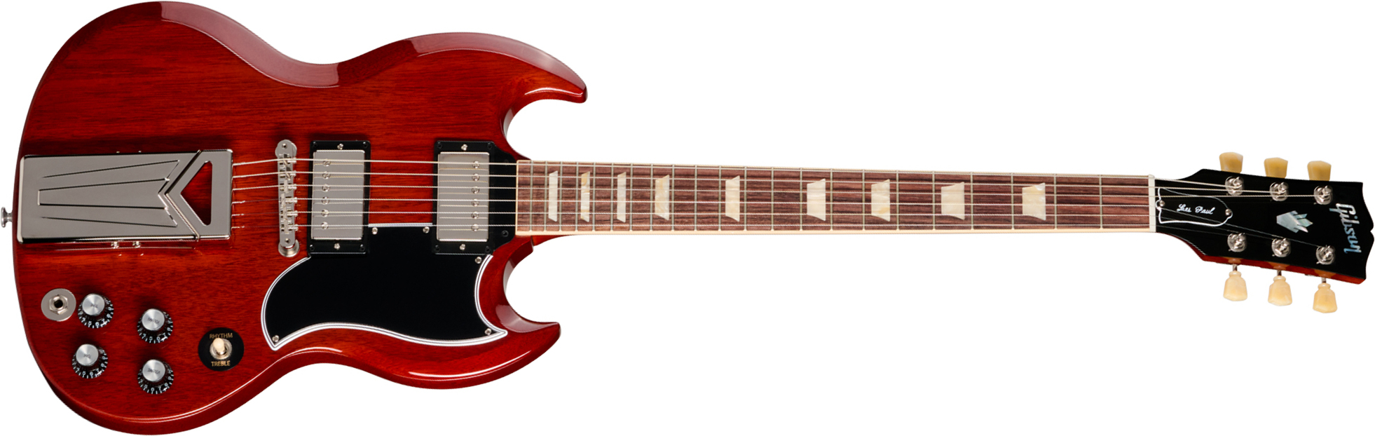 Gibson Jake Kiszka Sg Standard Ltd Signature 2h Ht Rw - Faded Vintage Cherry - Double Cut E-Gitarre - Main picture