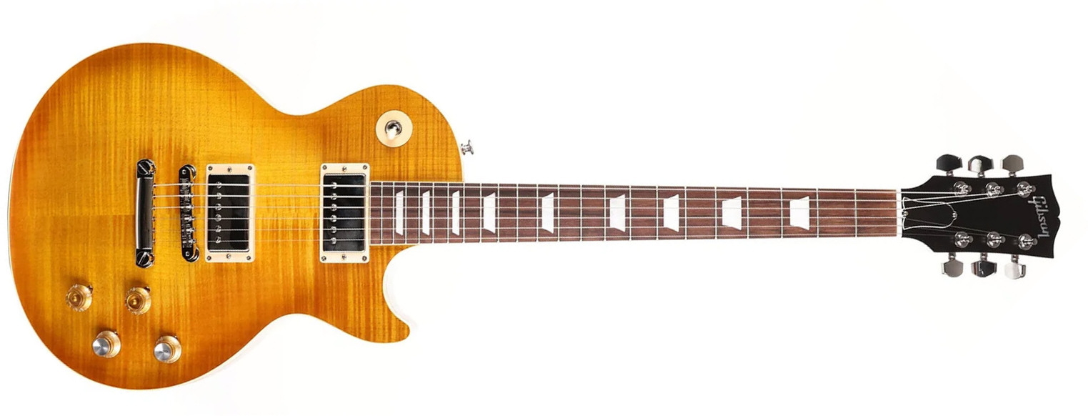 Gibson Kirk Hammett Les Paul Standard Greeny 2h Ht Rw - Greeny Burst - Single-Cut-E-Gitarre - Main picture