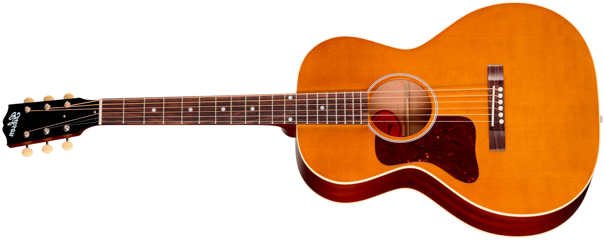 Gibson L00 Century 12-fret Lh Parlor Shsc Gaucher Epicea Acajou Rw - Vintage Amber Satin - Folk-Gitarre - Main picture