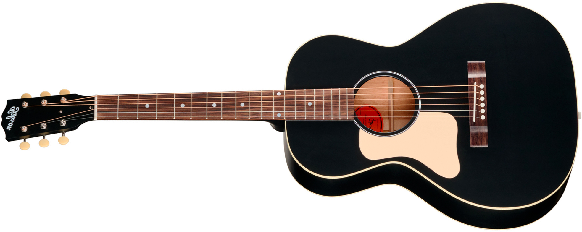 Gibson L00 Century 12-fret Lh Parlor Shsc Gaucher Epicea Acajou Rw - Ebony Satin - Folk-Gitarre - Main picture