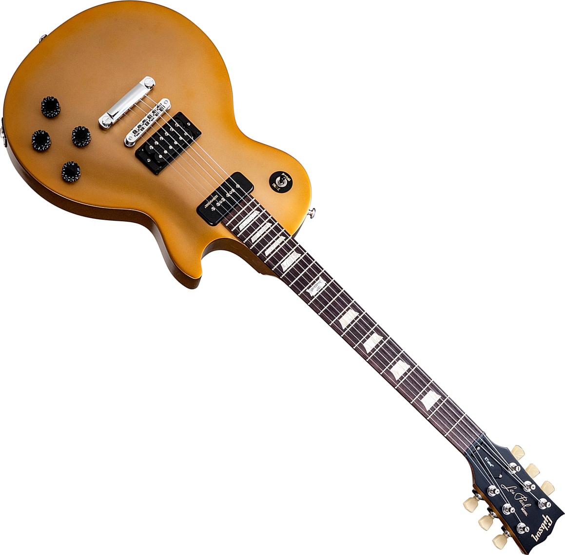 Gibson Les Paul Futura 2014 Minetune Ch - Bullion Gold Vintage Gloss - Single-Cut-E-Gitarre - Main picture