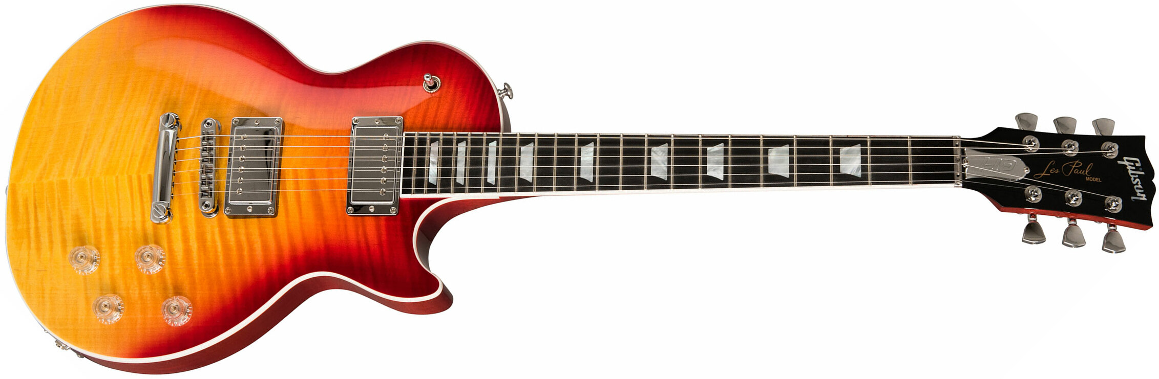 Gibson Les Paul Hp-ii High Performance 2019 2h Ht Ric - Heritage Cherry Fade - Single-Cut-E-Gitarre - Main picture