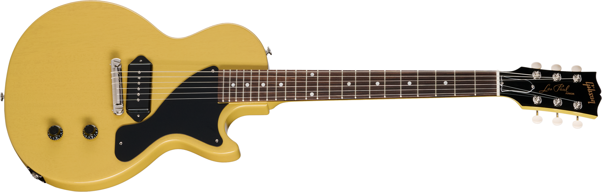 Gibson Les Paul Junior Original Usa 1s P90 Ht Rw - Tv Yellow - Single-Cut-E-Gitarre - Main picture