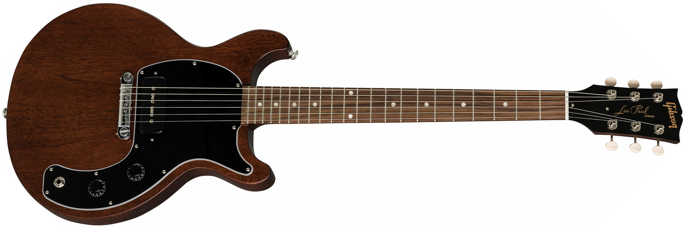 Gibson Les Paul Junior Tribute 2019 P90 Ht Rw - Worn Brown - Single-Cut-E-Gitarre - Main picture