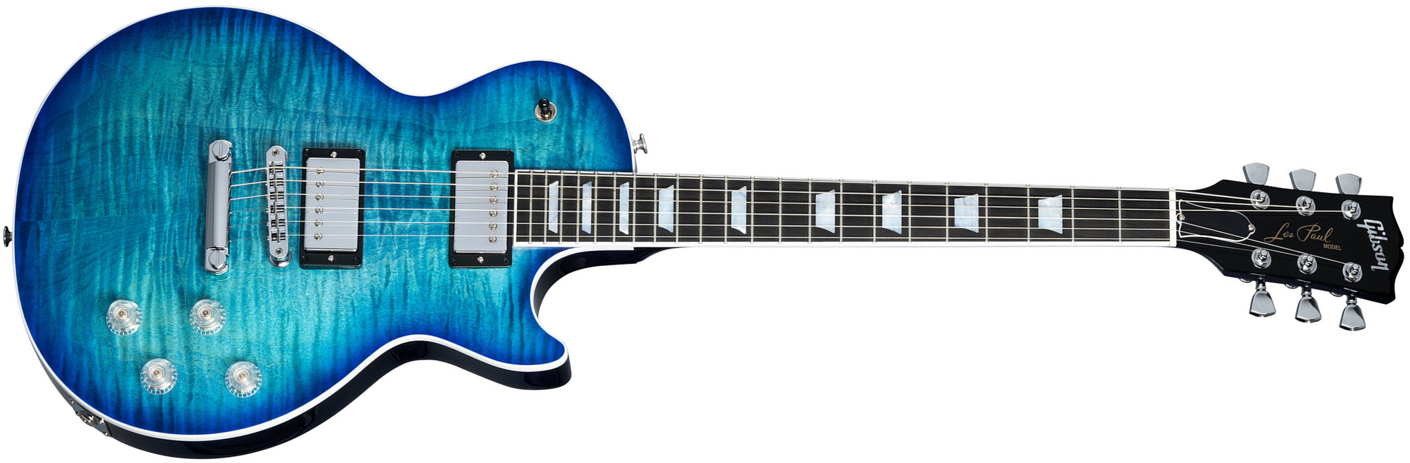 Gibson Les Paul Modern Figured 2h Ht Rw - Cobalt Burst - Single-Cut-E-Gitarre - Main picture