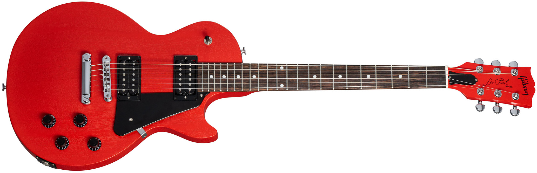 Gibson Les Paul Modern Lite 2h Ht Rw - Cardinal Red - Single-Cut-E-Gitarre - Main picture