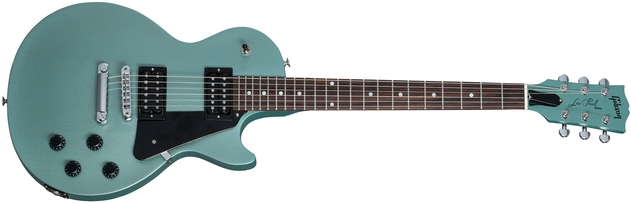 Gibson Les Paul Modern Lite 2h Ht Rw - Satin Inverness Green - Single-Cut-E-Gitarre - Main picture