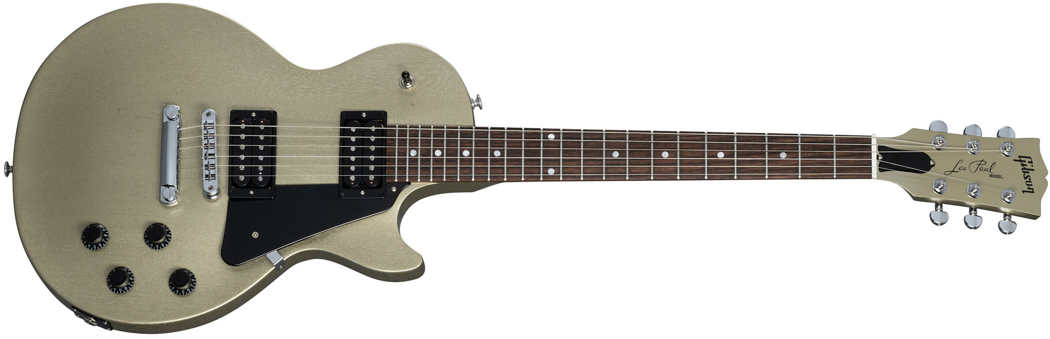 Gibson Les Paul Modern Lite 2h Ht Rw - Gold Mist Satin - Single-Cut-E-Gitarre - Main picture