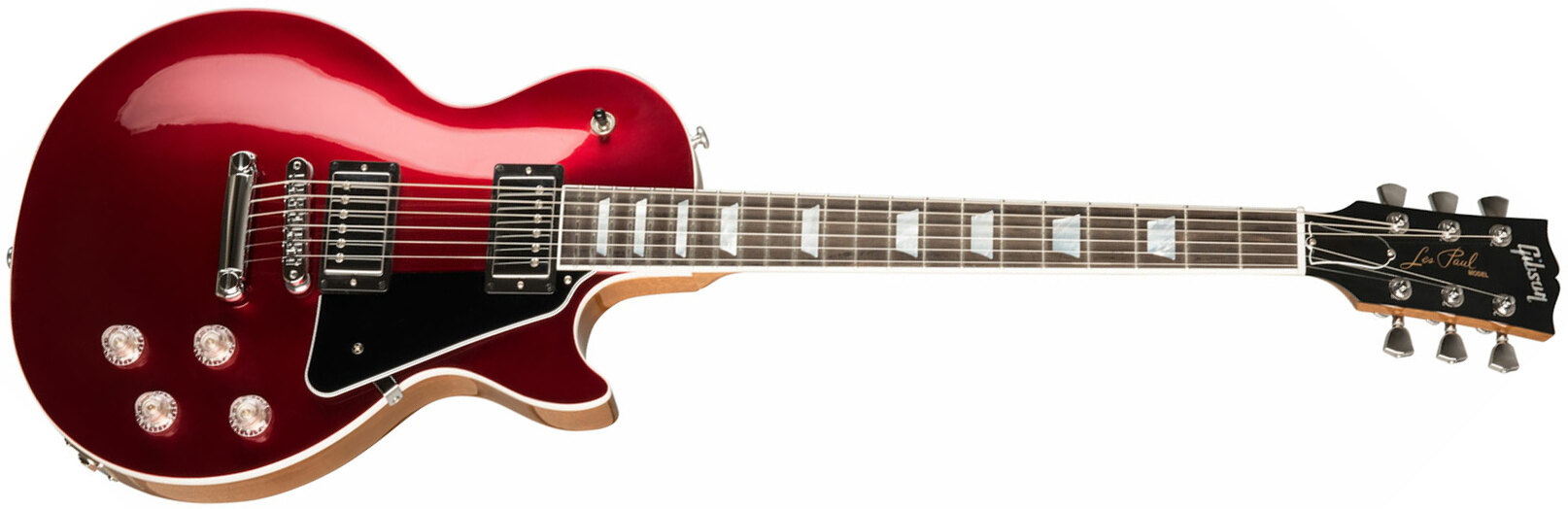 Gibson Les Paul Modern Modern 2h Ht Eb - Sparkling Burgundy Top - Single-Cut-E-Gitarre - Main picture