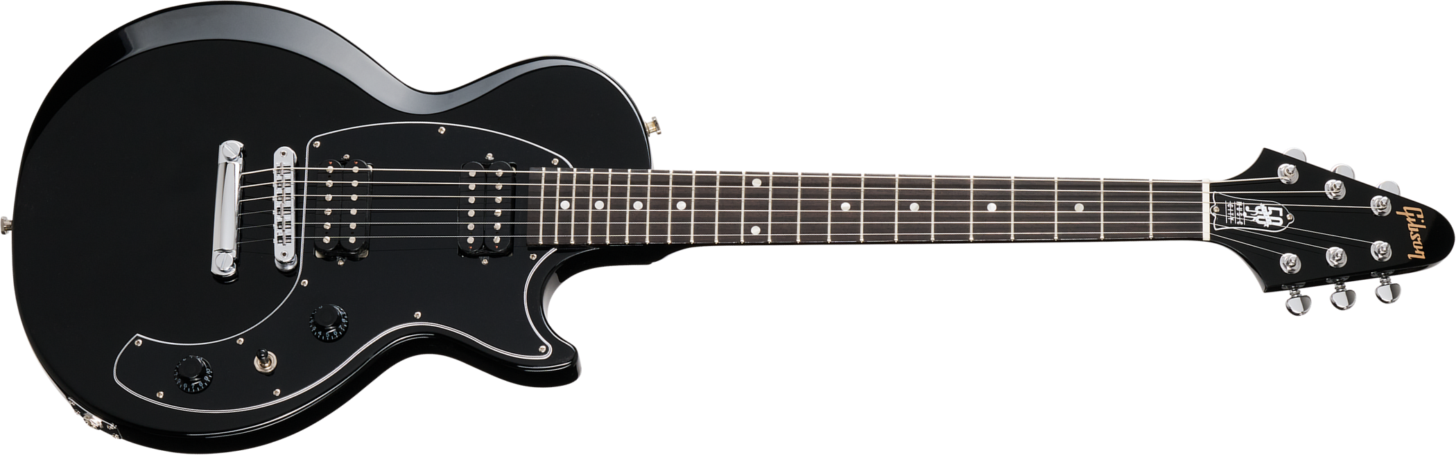 Gibson Les Paul Music City 50th Ann. 2h Ht Eb - Ebony - Single-Cut-E-Gitarre - Main picture