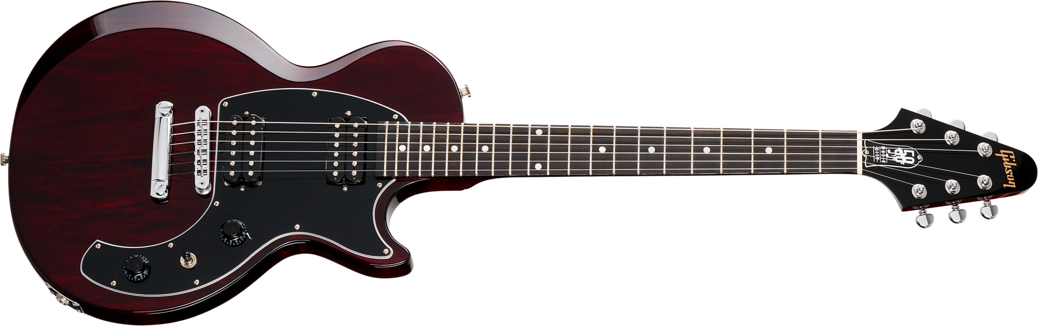 Gibson Les Paul Music City 50th Ann. 2h Ht Eb - Wine Red - Single-Cut-E-Gitarre - Main picture
