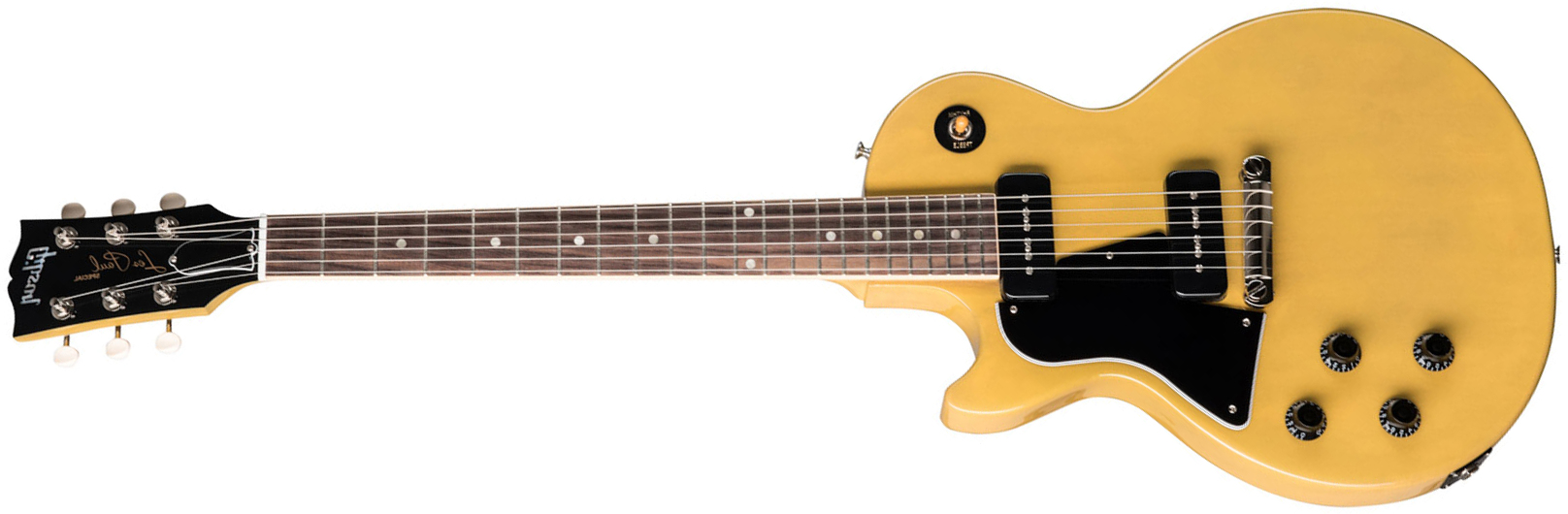 Gibson Les Paul Special Lh Original Gaucher 2p90 Ht Rw - Tv Yellow - E-Gitarre für Linkshänder - Main picture