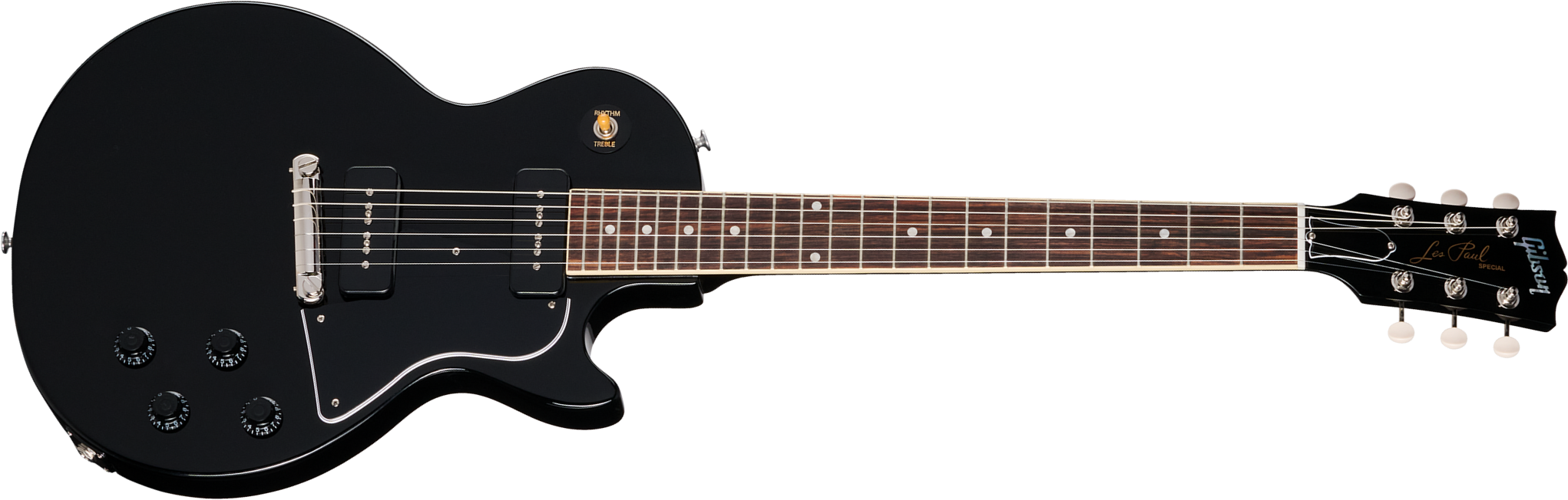 Gibson Les Paul Special Original Usa 2s P90 Ht Rw - Ebony - Single-Cut-E-Gitarre - Main picture