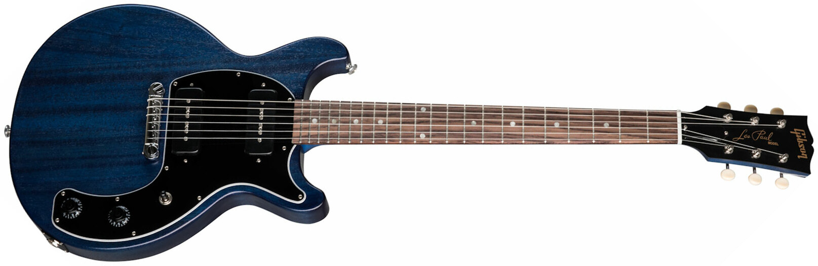 Gibson Les Paul Special Tribute Dc Modern P90 - Blue Stain - Double Cut E-Gitarre - Main picture
