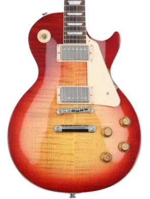 Gibson Les Paul Standard 50s Aaa Top 2h Ht Rw - Heritage Cherry Sunburst - Single-Cut-E-Gitarre - Main picture