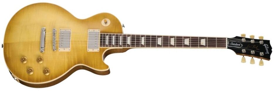 Gibson Les Paul Standard 50s Faded 2h Burstbucker Ht Rw - Vintage Honey Burst - Single-Cut-E-Gitarre - Main picture