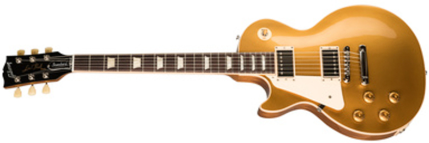 Gibson Les Paul Standard 50s Lh Original Gaucher 2h Ht Rw - Gold Top - E-Gitarre für Linkshänder - Main picture