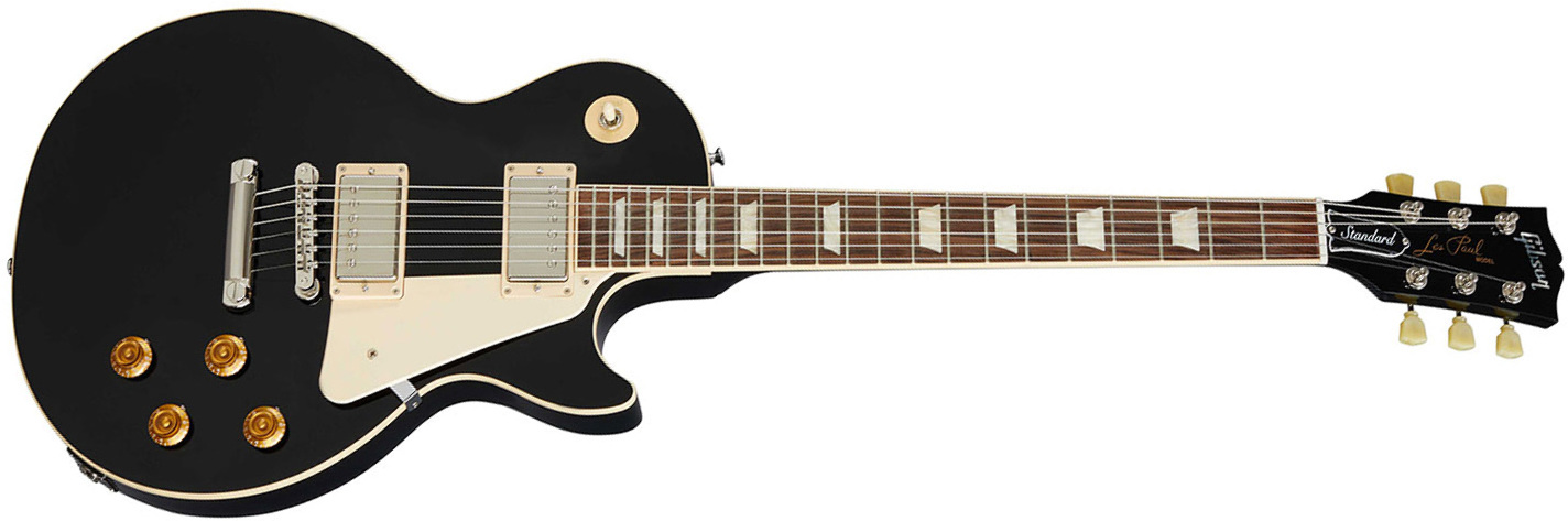 Gibson Les Paul Standard 50s Original Ltd 2h Ht Rw - Ebony - Single-Cut-E-Gitarre - Main picture