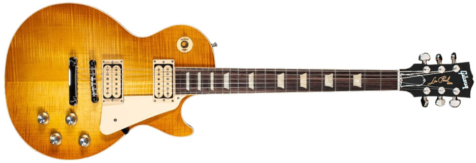 Gibson Les Paul Standard 60s Double Trouble Modern Usa 2h Ht Rw - Vintage Honey Burst Gloss - Single-Cut-E-Gitarre - Main picture