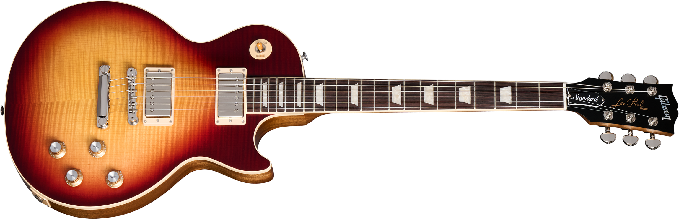 Gibson Les Paul Standard 60s Faded 2024 2h Ht Rw - Vintage Bourbon Burst - Single-Cut-E-Gitarre - Main picture
