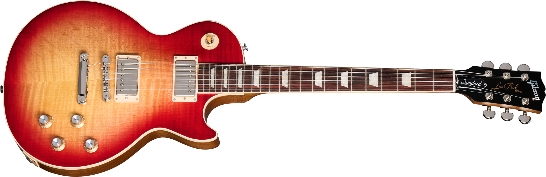Gibson Les Paul Standard 60s Faded 2024 2h Ht Rw - Vintage Cherry Sunburst - Single-Cut-E-Gitarre - Main picture