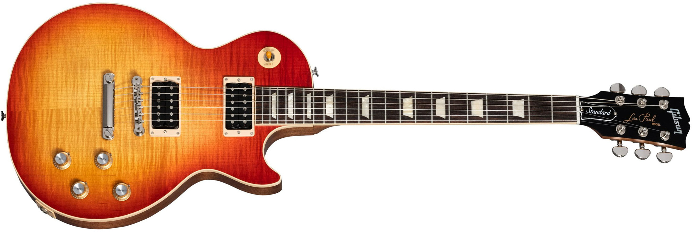 Gibson Les Paul Standard 60s Faded Original 2h Ht Rw - Vintage Cherry Sunburst - Single-Cut-E-Gitarre - Main picture