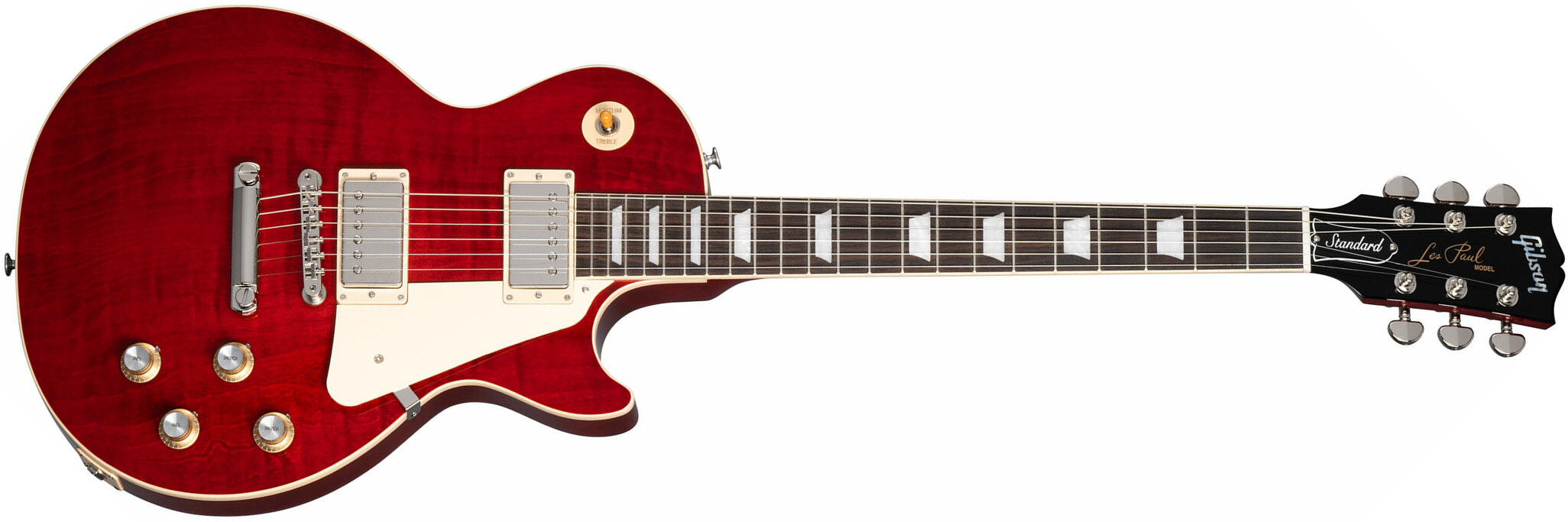 Gibson Les Paul Standard 60s Figured Original 2h Ht Rw - 60s Cherry - Single-Cut-E-Gitarre - Main picture